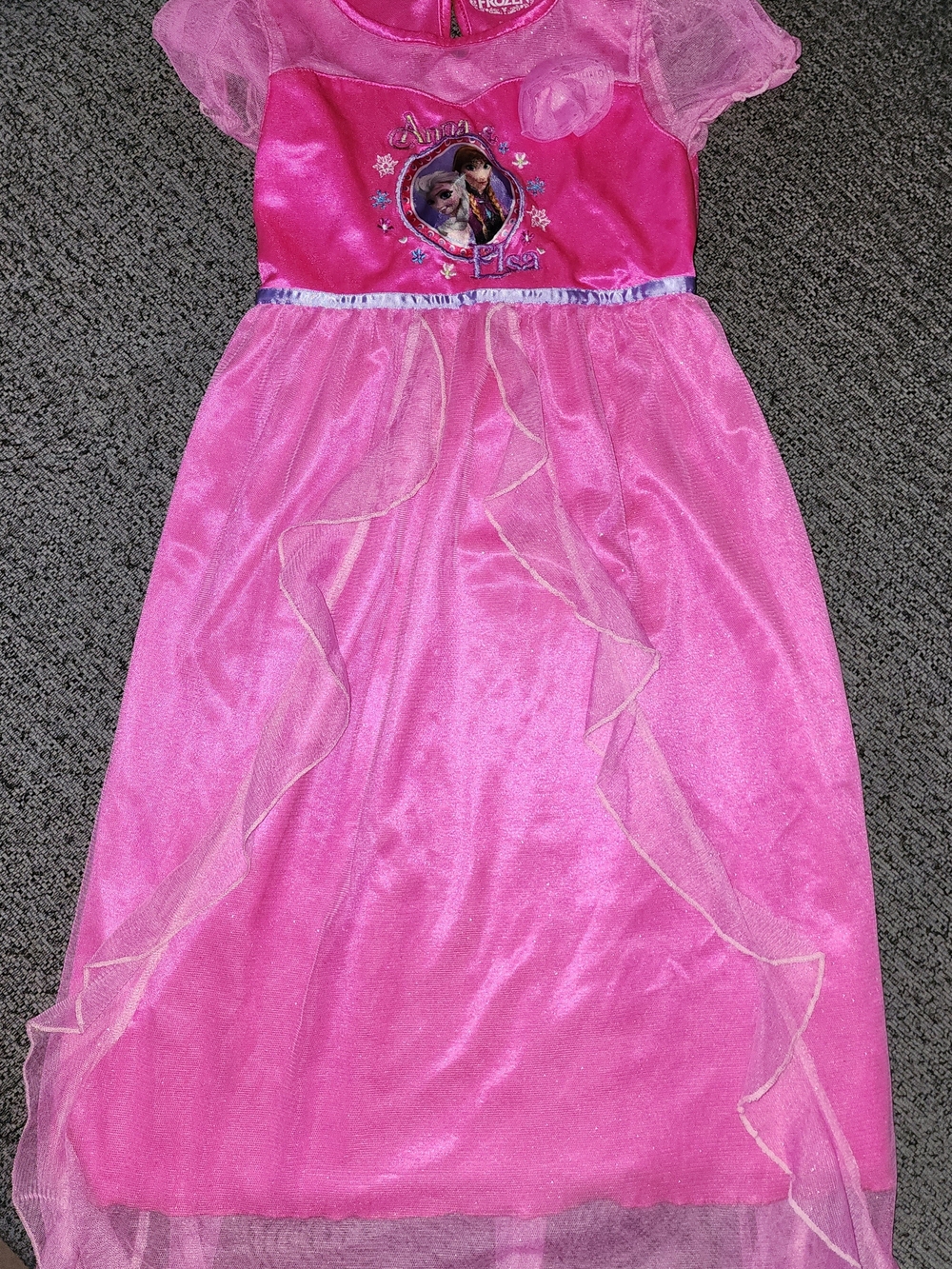 Disney Pink Princess Anna Pj Dress